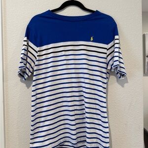 Polo by Ralph Lauren Royal Blue Striped Tee